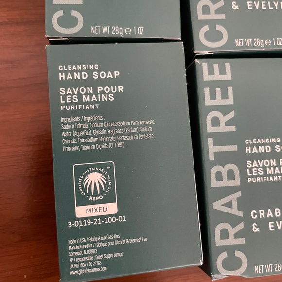 NEW Crabtree & Evelyn Hand Soap Bars Bundle of 20 - Picture 2 of 2
